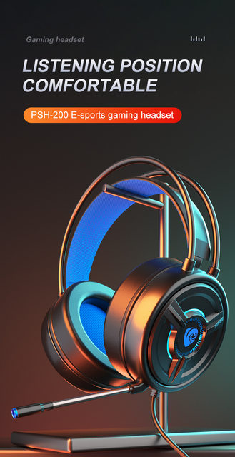 Gaming Headphones Cat Ears, Stereo Gaming Headset Cat Ear